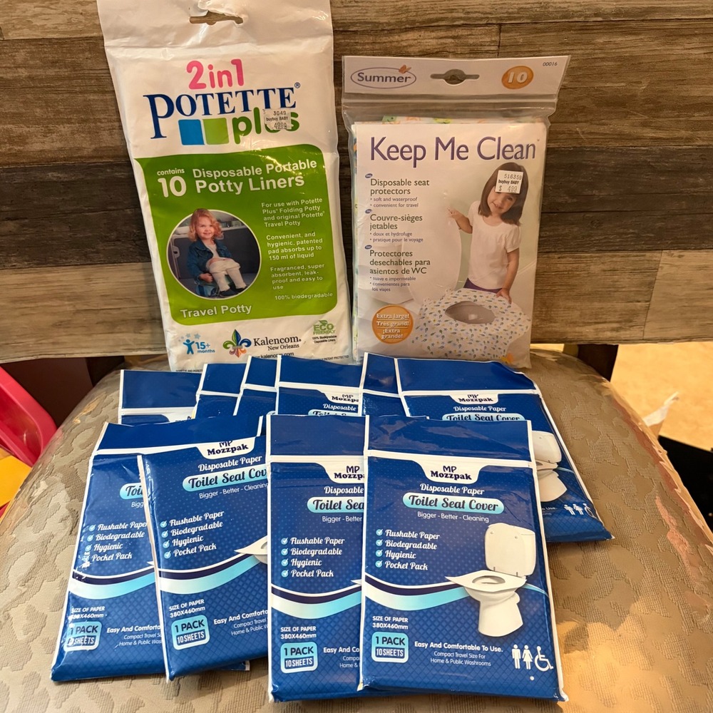 Potette Plus Liners Summer Keep Me Clean Seat Protectors Mozzpak Toilet Covers